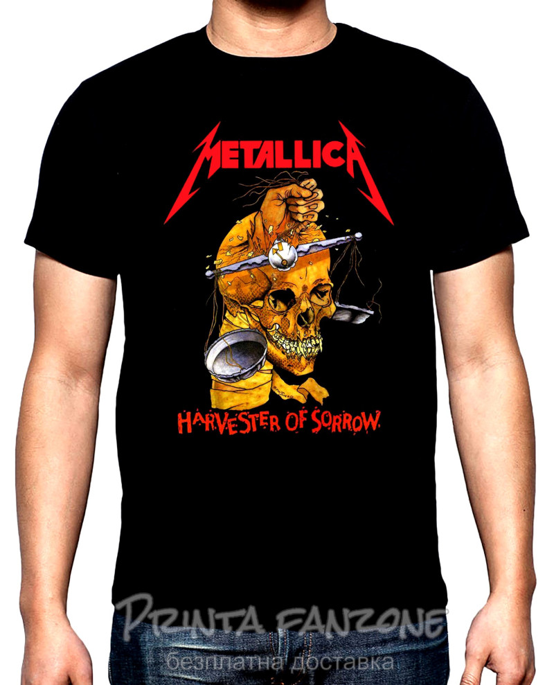 Тениски Metallica, Металика, Harvester of sorrow, мъжка тениска, 100% памук, S до 5XL